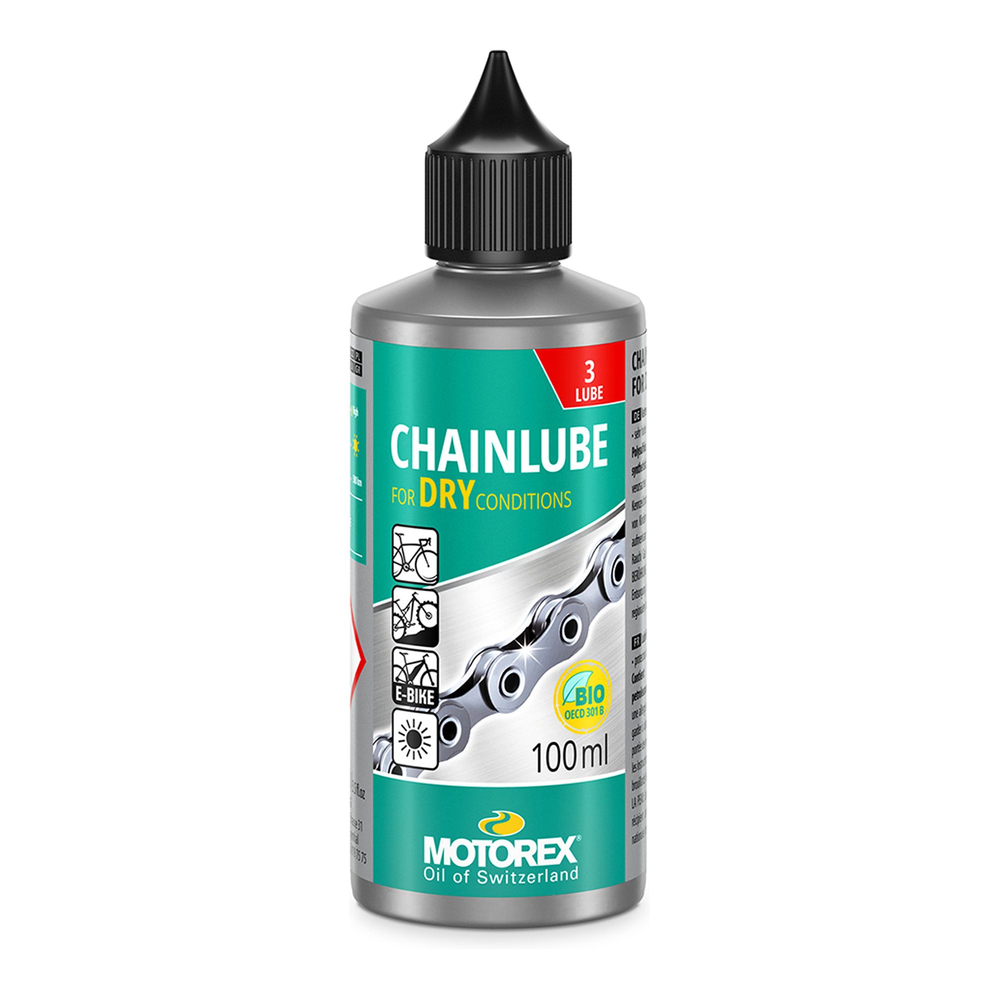 Motorex Kedjeolja Flaska 100ml Dry Conditions Cykelkedjeolja